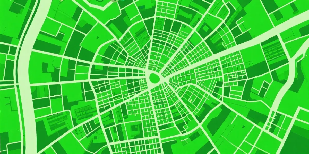 城市地图示意图